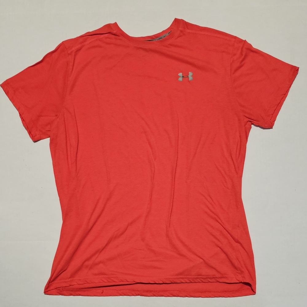 Under Armour Men's Bright Red Short Sleeve Tee